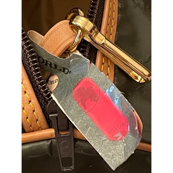 Hunting World Hunter Green Satchel Bagette RARE Bag - Picture 6 of 13